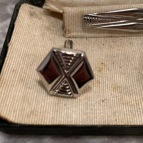 Vintage Tex tan cuff links and tie pin - Picture 2 of 5